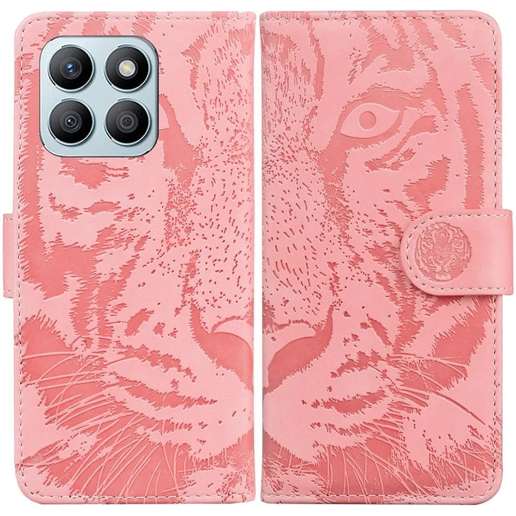 For Honor X8b 4G Case Magnetic Tiger Pattern Phone Protective Cover