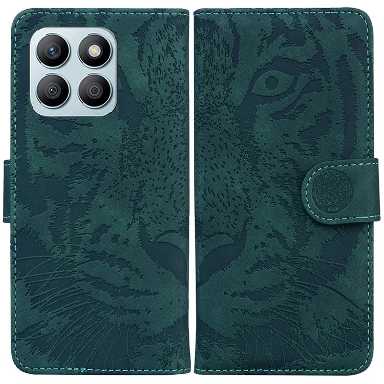 For Honor X8b 4G Case Magnetic Tiger Pattern Phone Protective Cover