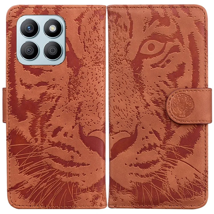 For Honor X8b 4G Case Magnetic Tiger Pattern Phone Protective Cover