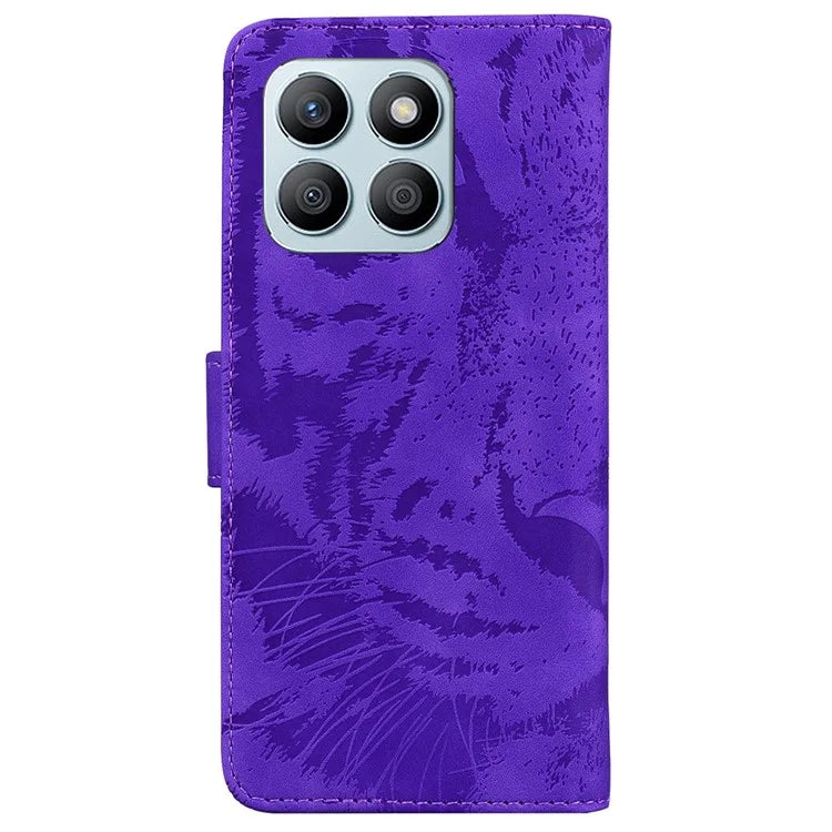 For Honor X8b 4G Case Magnetic Tiger Pattern Phone Protective Cover