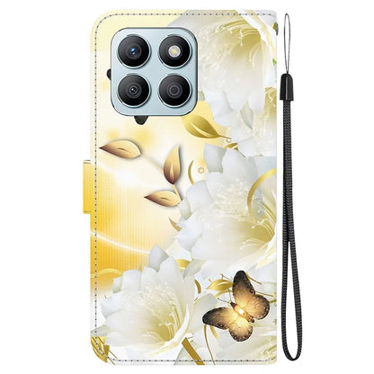 For Honor X8b 4G Phone Case Pattern Printing Wallet Leather Cover