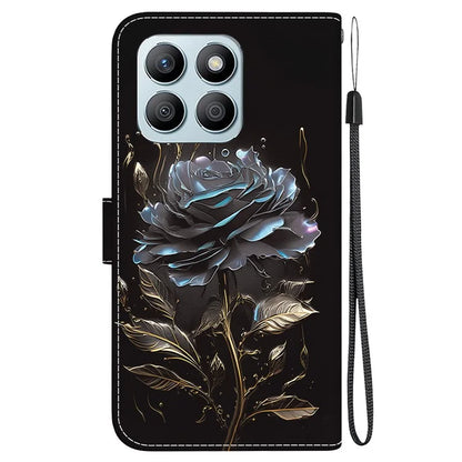 For Honor X8b 4G Phone Case Pattern Printing Wallet Leather Cover