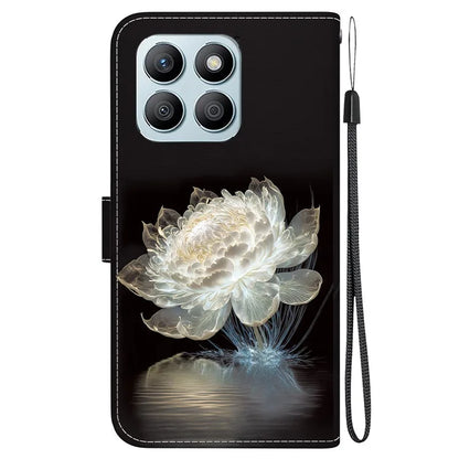 For Honor X8b 4G Phone Case Pattern Printing Wallet Leather Cover