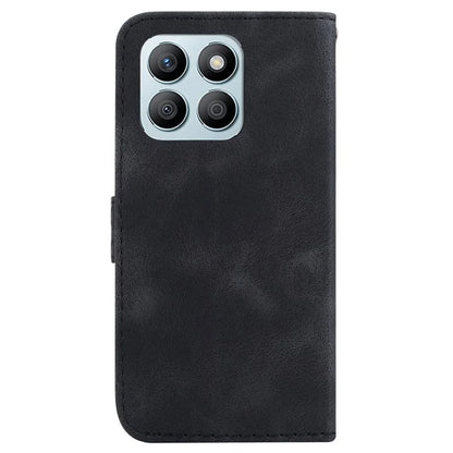 For Honor X8b 4G Cell Phone Case PU Leather 7-Shape Imprinted Stand Cover