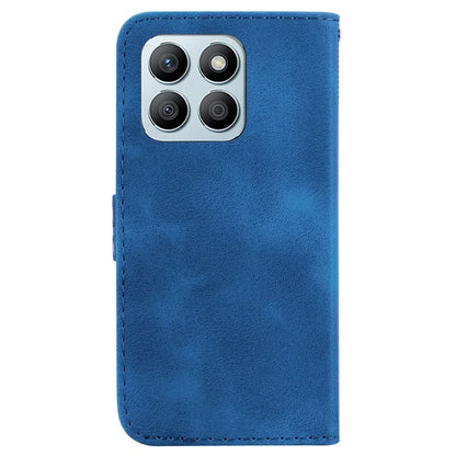For Honor X8b 4G Cell Phone Case PU Leather 7-Shape Imprinted Stand Cover
