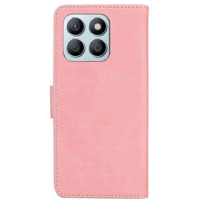 For Honor X8b 4G Wallet Case Skin-touch Leather Phone Cover Butterfly Pattern