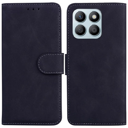 For Honor X8b 4G Case Solid Color Design Wallet Phone Protective Cover