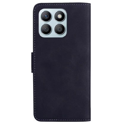 For Honor X8b 4G Case Solid Color Design Wallet Phone Protective Cover