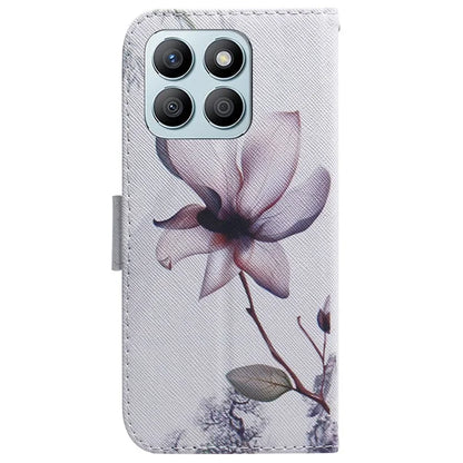 For Honor X8b 4G Wallet Case Leather Phone Cover Pattern Printing