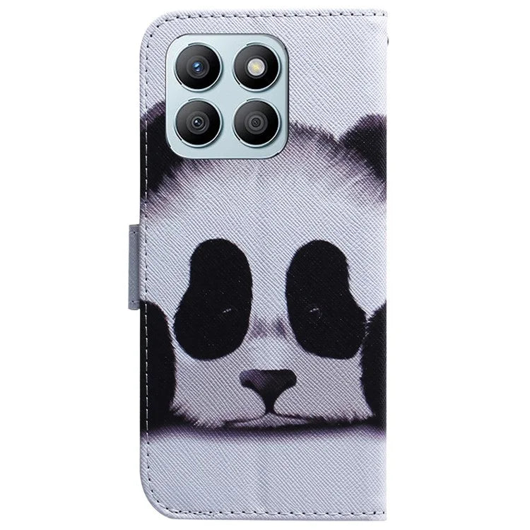For Honor X8b 4G Wallet Case Leather Phone Cover Pattern Printing