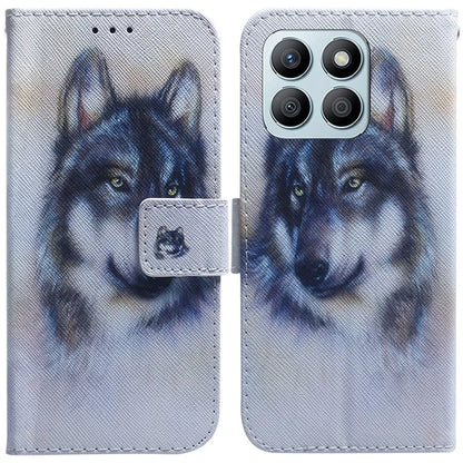 For Honor X8b 4G Wallet Case Leather Phone Cover Pattern Printing