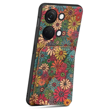 For OnePlus Ace 2V Case Kickstand Card Holder Leather Back Phone Cover