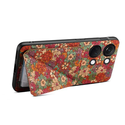 For OnePlus Ace 2V Case Kickstand Card Holder Leather Back Phone Cover