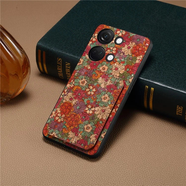 For OnePlus Ace 2V Case Kickstand Card Holder Leather Back Phone Cover
