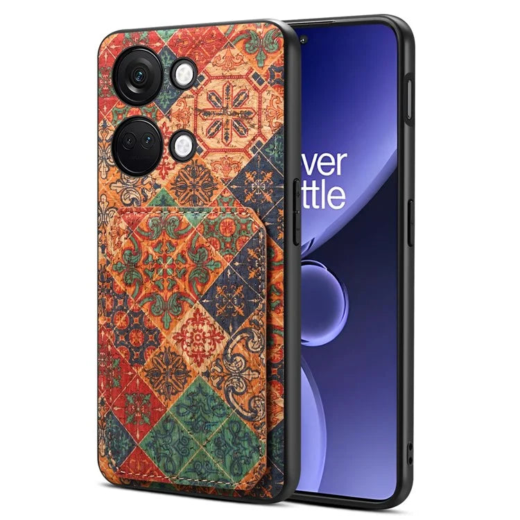 For OnePlus Ace 2V Case Kickstand Card Holder Leather Back Phone Cover
