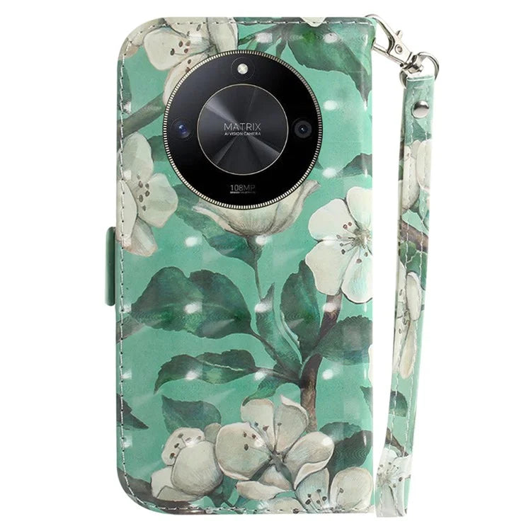 For Honor X9b 5G / Magic6 Lite 5G / X50 5G Case 3D Pattern Print Scratch-proof Phone Wallet Cover