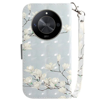 For Honor X9b 5G / Magic6 Lite 5G / X50 5G Case 3D Pattern Print Scratch-proof Phone Wallet Cover