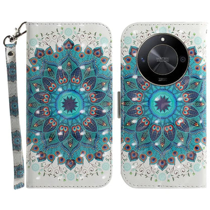 For Honor X9b 5G / Magic6 Lite 5G / X50 5G Case 3D Pattern Print Scratch-proof Phone Wallet Cover