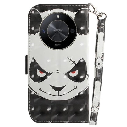 For Honor X9b 5G / Magic6 Lite 5G / X50 5G Case 3D Pattern Print Scratch-proof Phone Wallet Cover