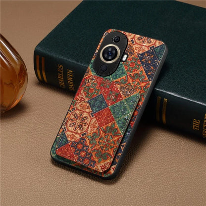 For Huawei nova 11 Pro / nova 11 Ultra Case Card Holder Flower Pattern Phone Cover