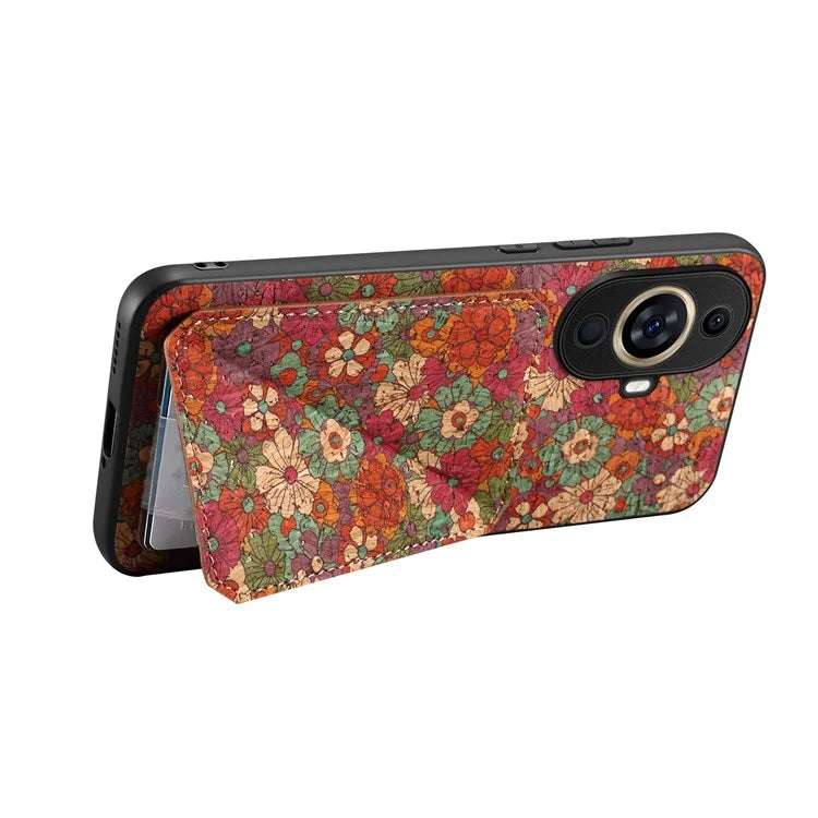 For Huawei nova 11 Pro / nova 11 Ultra Case Card Holder Flower Pattern Phone Cover