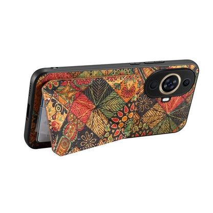 For Huawei nova 11 Pro / nova 11 Ultra Case Card Holder Flower Pattern Phone Cover