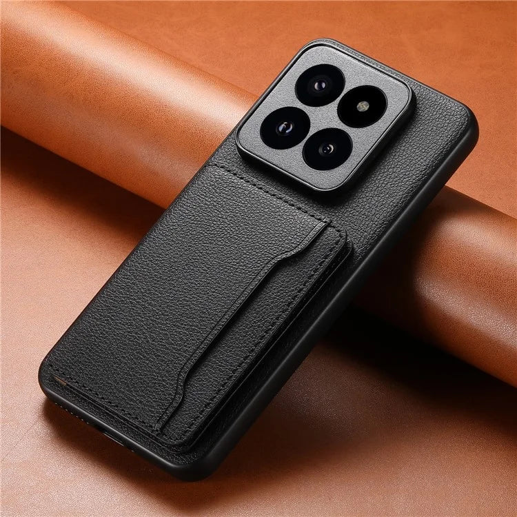 For Xiaomi 14 Pro Case Kickstand Phone Cover with Card Slots