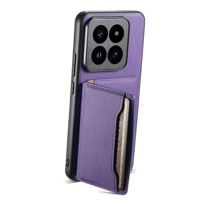 For Xiaomi 14 Pro Case Kickstand Phone Cover with Card Slots