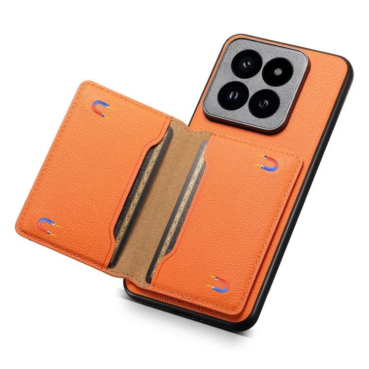For Xiaomi 14 Pro Case Kickstand Phone Cover with Card Slots
