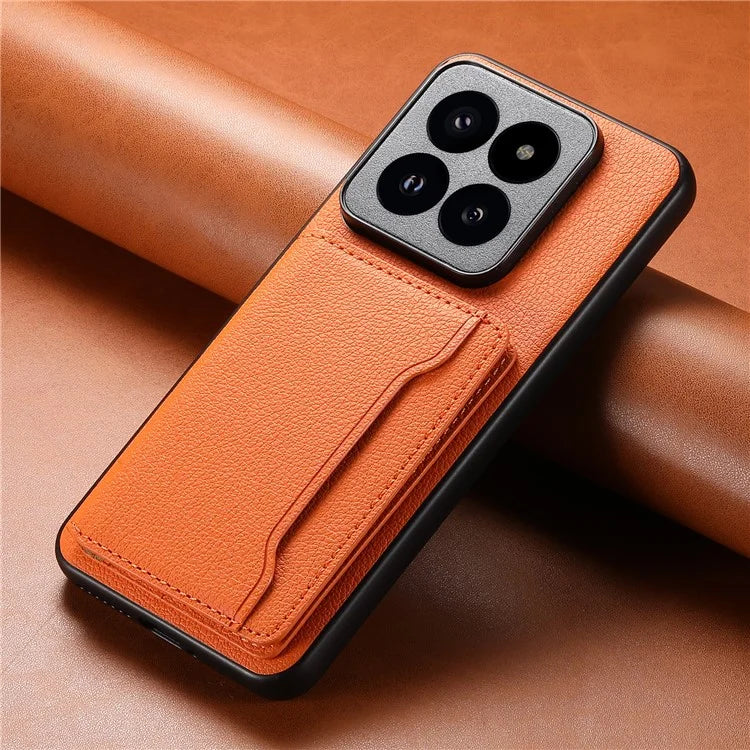 For Xiaomi 14 Pro Case Kickstand Phone Cover with Card Slots
