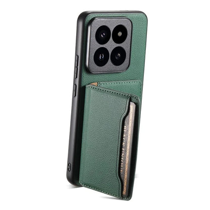 For Xiaomi 14 Pro Case Kickstand Phone Cover with Card Slots