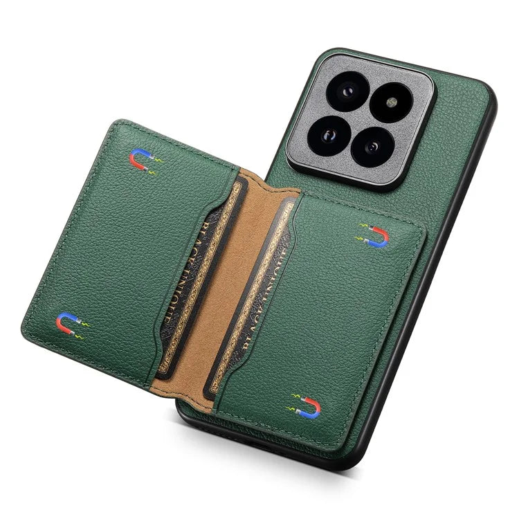 For Xiaomi 14 Pro Case Kickstand Phone Cover with Card Slots