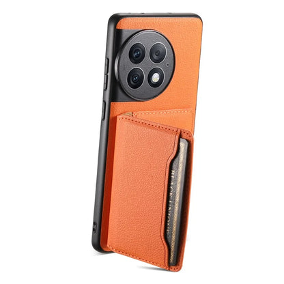 For OnePlus Ace 2 Pro 5G Phone Case Card Slots Calf Texture Kickstand Cover