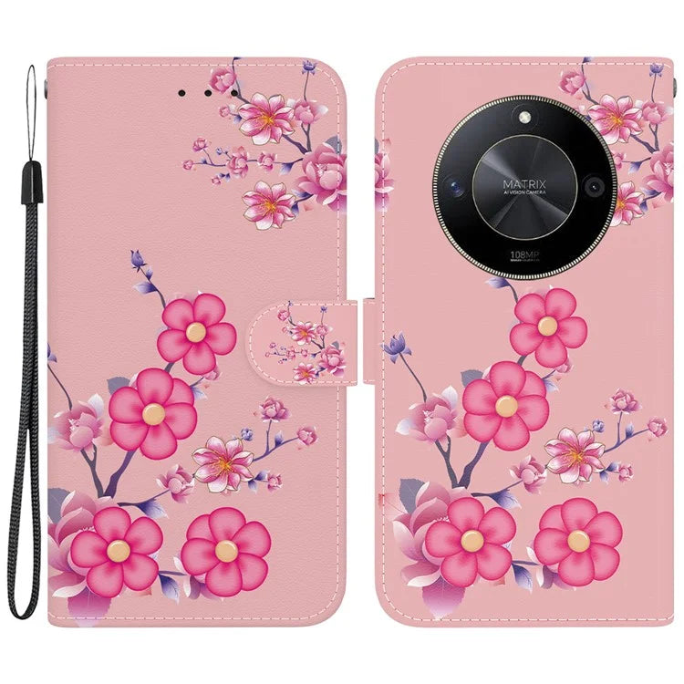 For Honor X9b 5G / Magic6 Lite 5G Wallet Case Leather Cover Pattern Printing