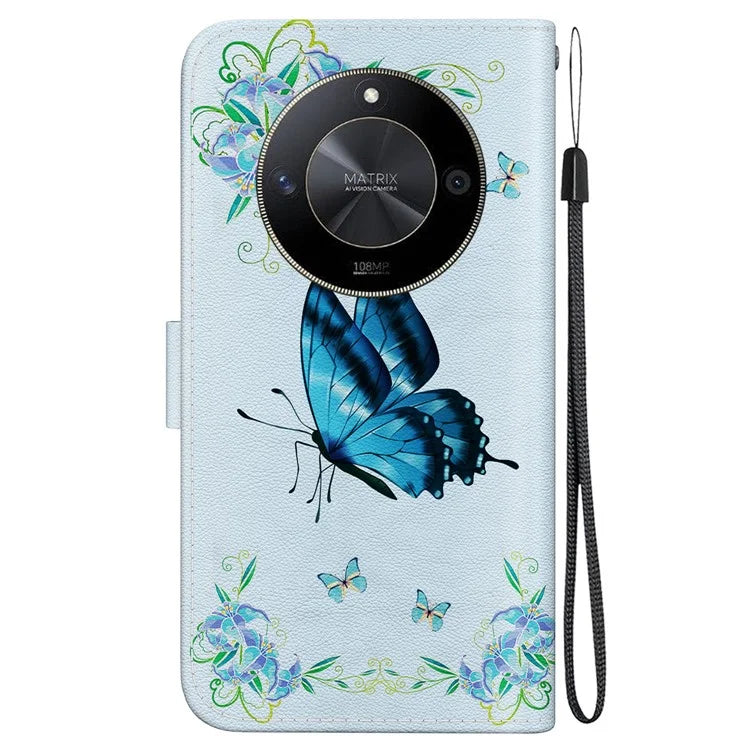 For Honor X9b 5G / Magic6 Lite 5G Wallet Case Leather Cover Pattern Printing