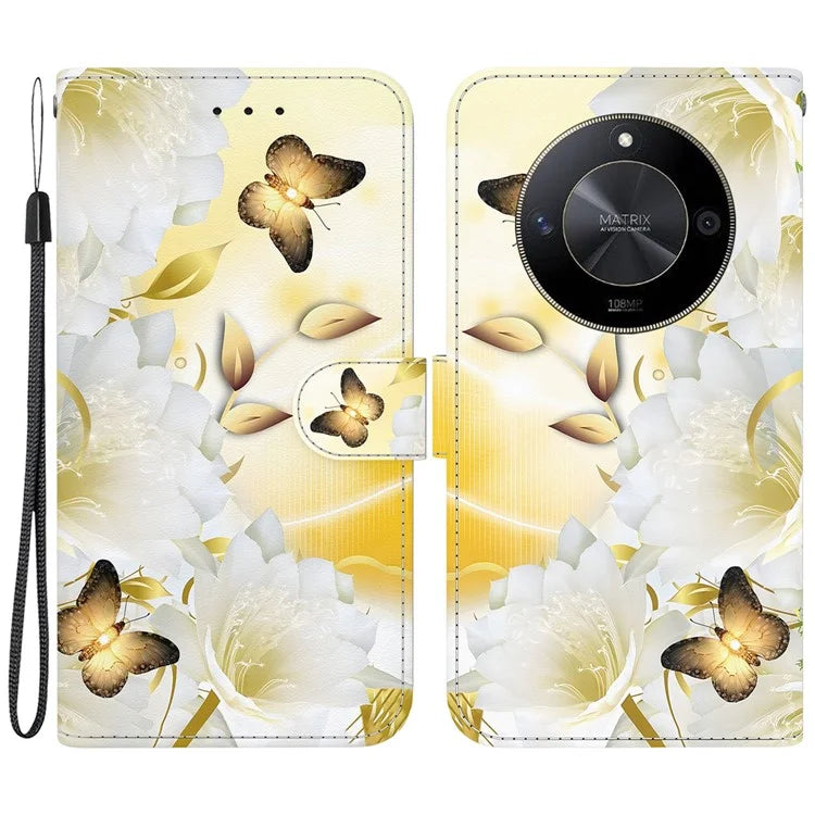 For Honor X9b 5G / Magic6 Lite 5G Wallet Case Leather Cover Pattern Printing