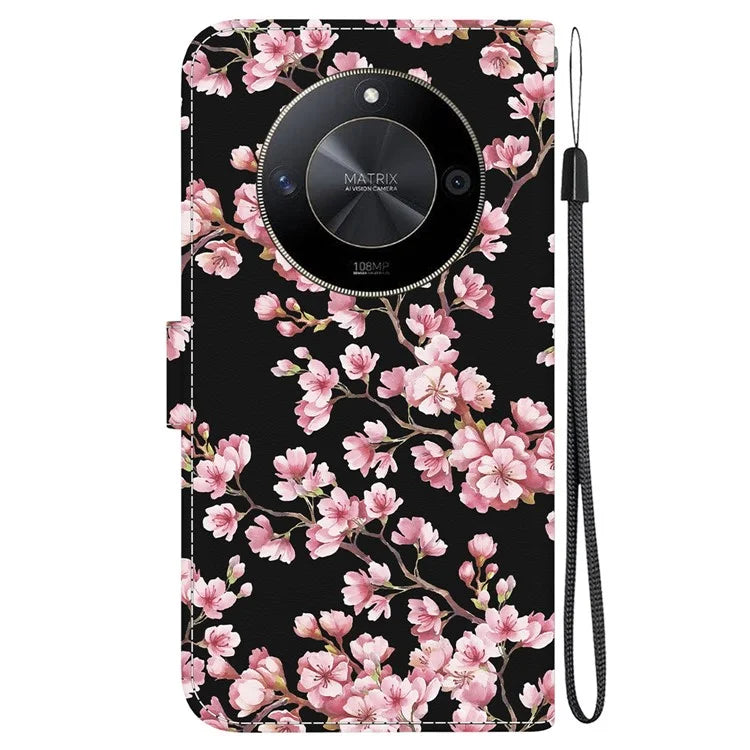 For Honor X9b 5G / Magic6 Lite 5G Wallet Case Leather Cover Pattern Printing