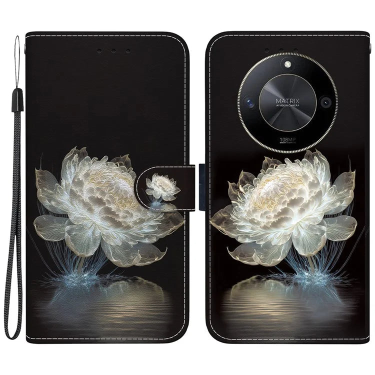 For Honor X9b 5G / Magic6 Lite 5G Wallet Case Leather Cover Pattern Printing
