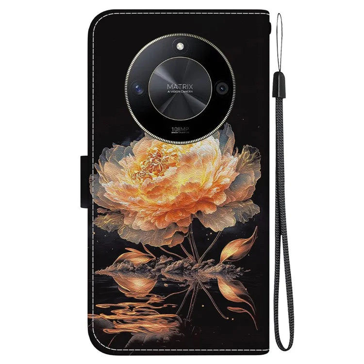 For Honor X9b 5G / Magic6 Lite 5G Wallet Case Leather Cover Pattern Printing
