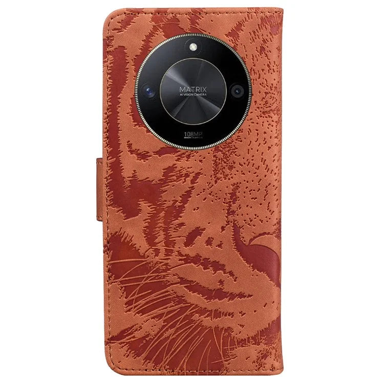 For Honor X9b 5G / Magic6 Lite 5G / X50 5G Case Leather Tiger Pattern Phone Protector