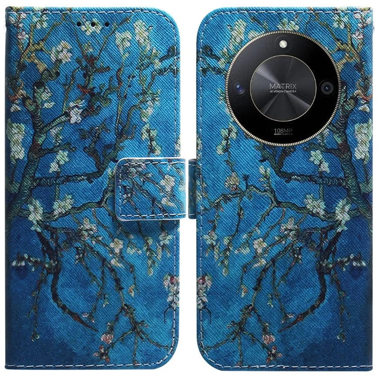 For Honor X9b 5G / Magic6 Lite 5G Case Pattern Print Leather Wallet Cover
