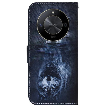 For Honor X9b 5G / Magic6 Lite 5G Case Pattern Print Leather Wallet Cover and Wolf