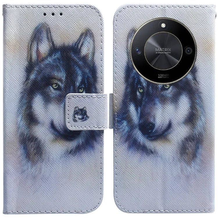 For Honor X9b 5G / Magic6 Lite 5G Case Pattern Print Leather Wallet Cover