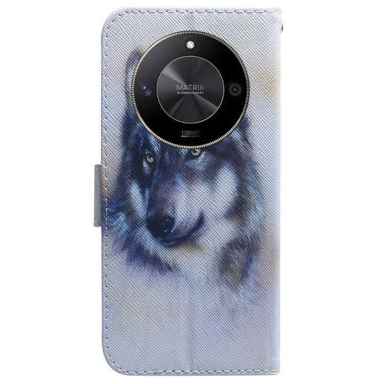 For Honor X9b 5G / Magic6 Lite 5G Case Pattern Print Leather Wallet Cover