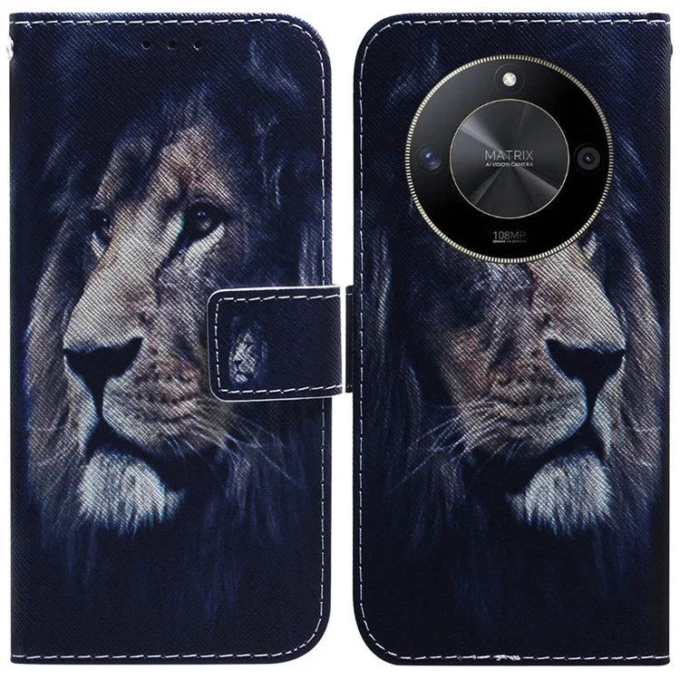 For Honor X9b 5G / Magic6 Lite 5G Case Pattern Print Leather Wallet Cover