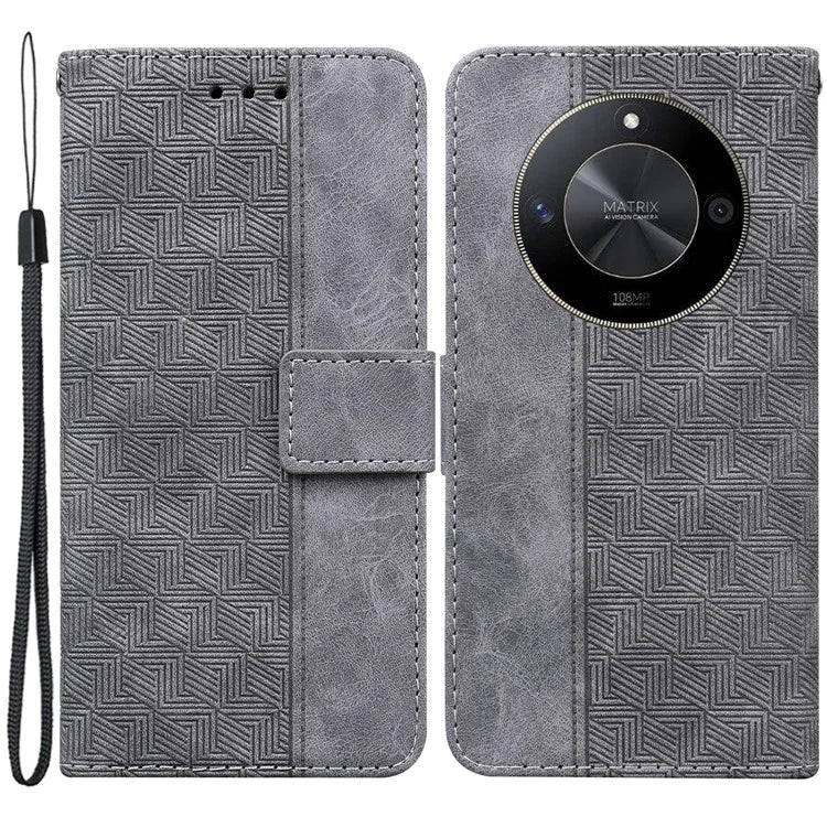 For Honor X9b 5G / Magic6 Lite 5G / X50 5G Case PU Leather Anti-drop Imprinted Flip Phone Cover