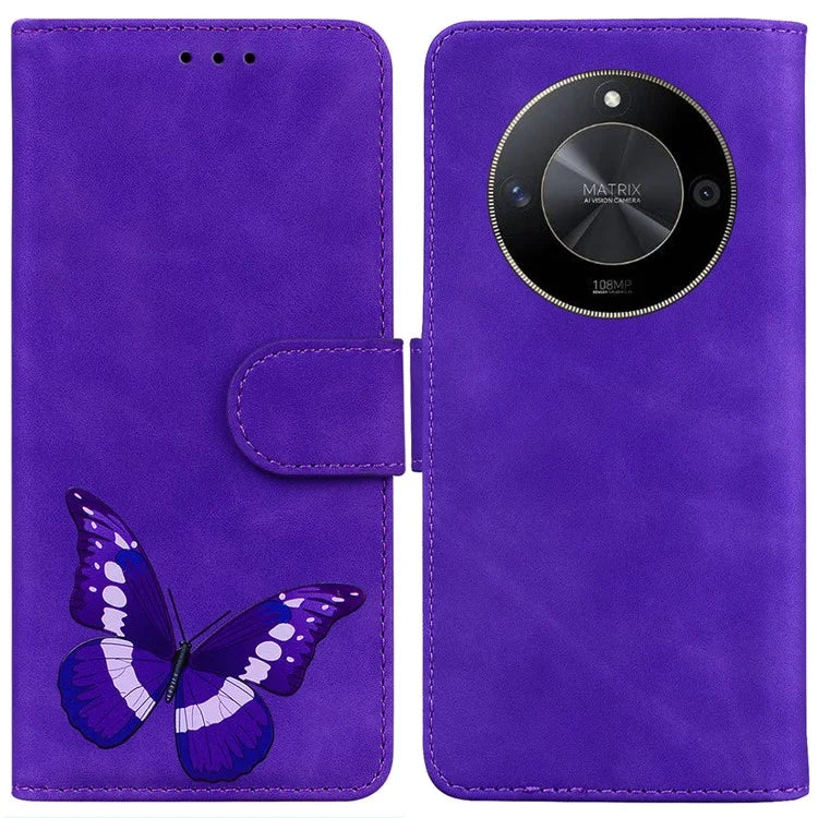 For Honor X9b 5G / Magic6 Lite 5G Case Butterfly Pattern Wallet Leather Cover
