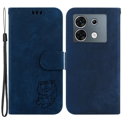 For Transsion Infinix Zero 30 5G Leather Case Wallet Phone Cover Tiger Pattern