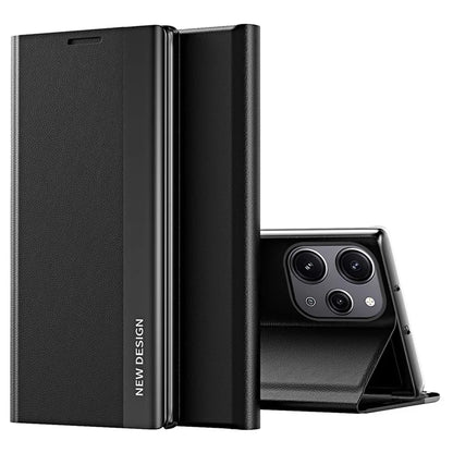 For Xiaomi Redmi 12 4G / Redmi 12 5G (Global) / Redmi 12R 4G / Redmi Note 12R 5G / Poco M6 Pro 5G Leather Case Stand Cover