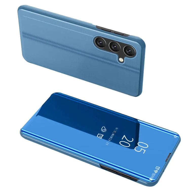 For Samsung Galaxy A25 5G (Global) (161.0 x 76.5 x 8.3mm) Case View Window Shockproof Phone Stand Cover
